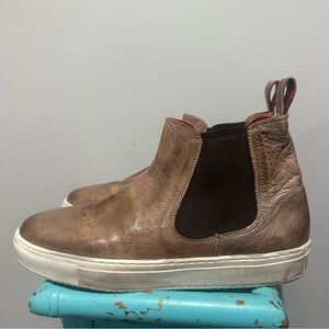 Bed Stu Whitney Tan Rustic Chelsea Style Boot Slip On Sneaker Ankle Size 10
